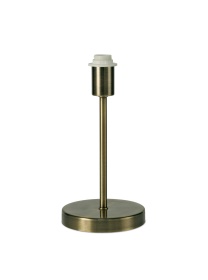 D0364  Cedar 25.5cm 1 Light Table Lamp Antique Brass